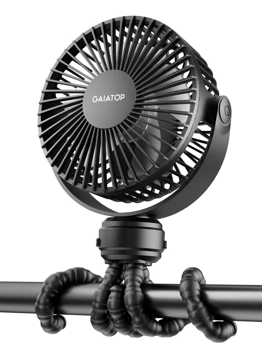 Amazon Black Clip-On Flexible Tripod Portable Fan